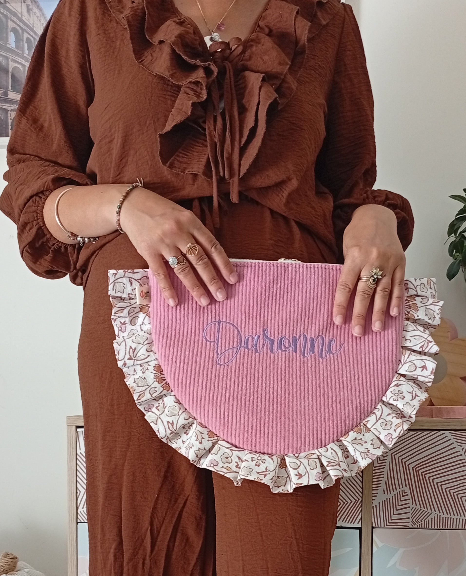 Pochette Lettre Attachée Rose | Pastel
