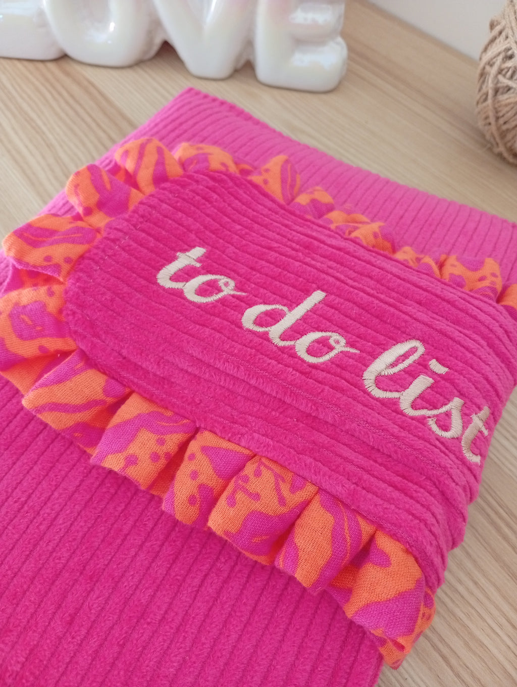 Organise ta journée | Fuchsia - Léopard Rose