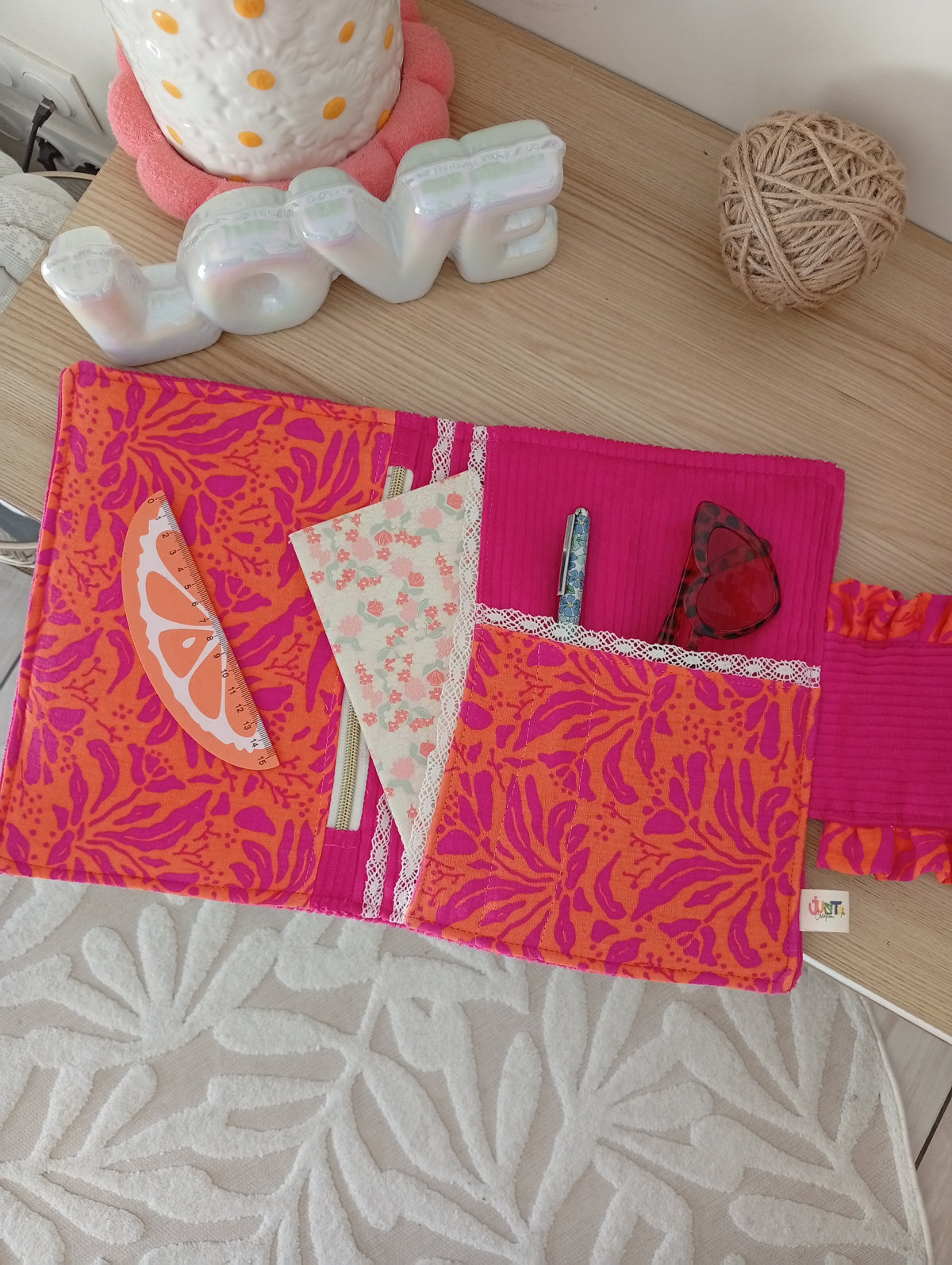 Organise ta journée | Fuchsia - Léopard Rose