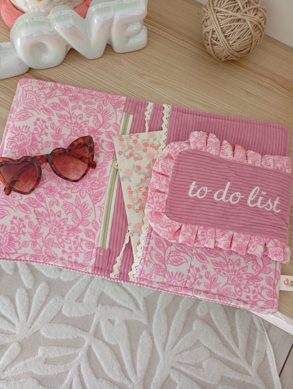 Organise ta journée | Rose - Fleurs Rose