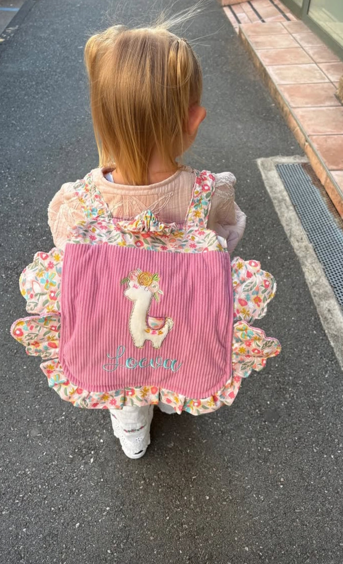Le 1er sac de demoiselle Lama Rose | Janet Rose