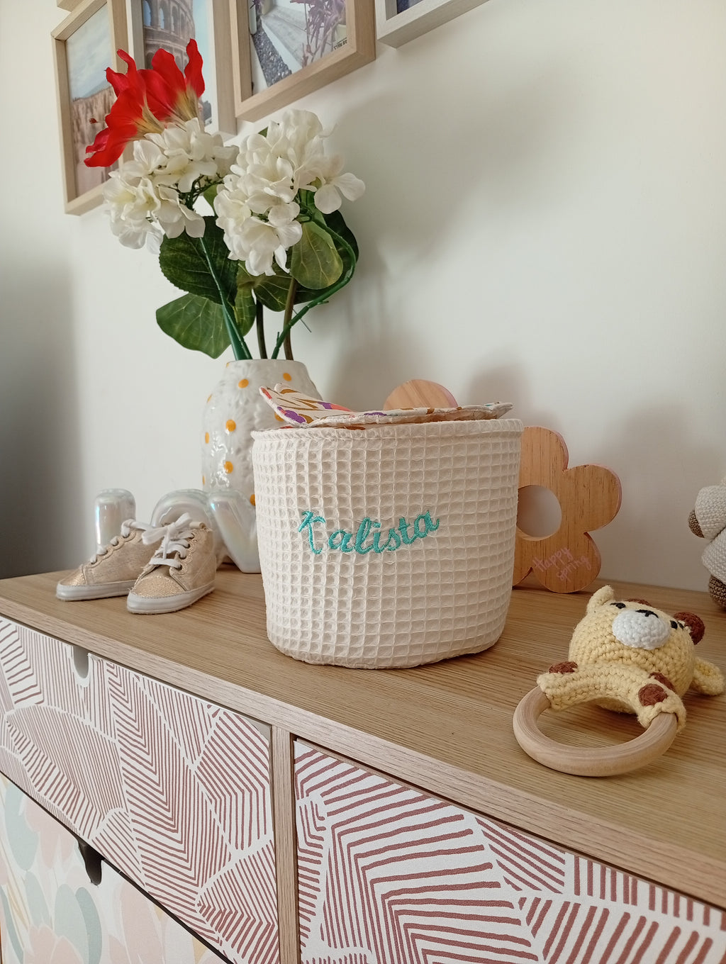 Panier Coquillage | Multi Fleurs