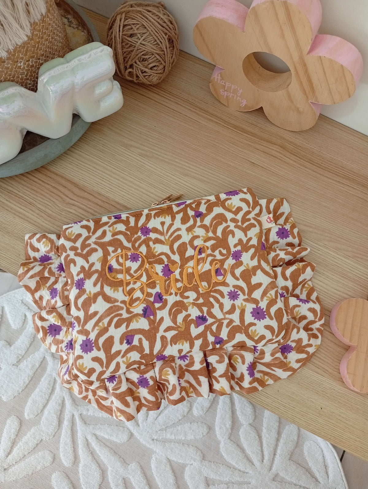Mini Pochette souple | Sablé