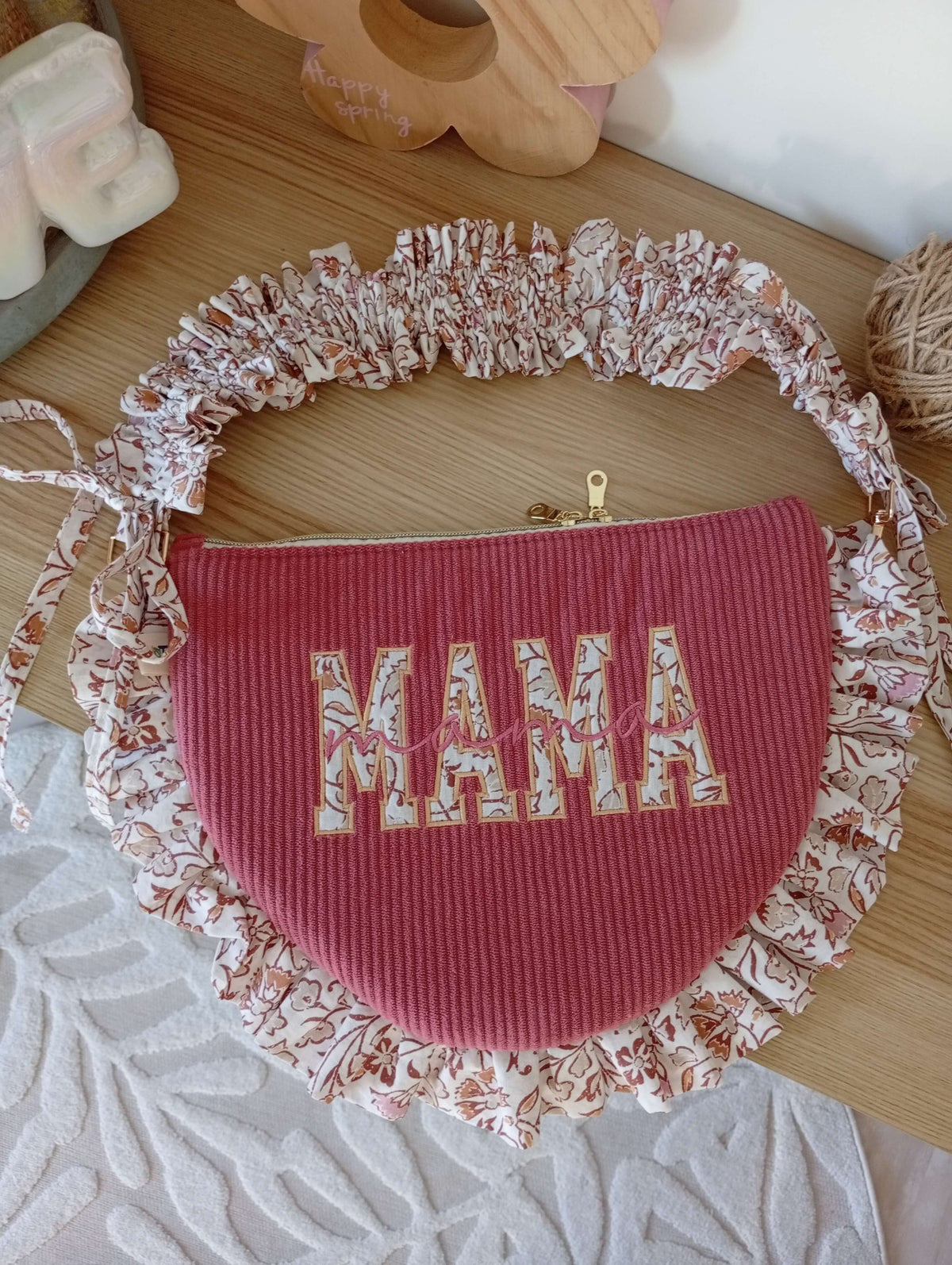 Mama Pochette Vieux Rose | Pastel