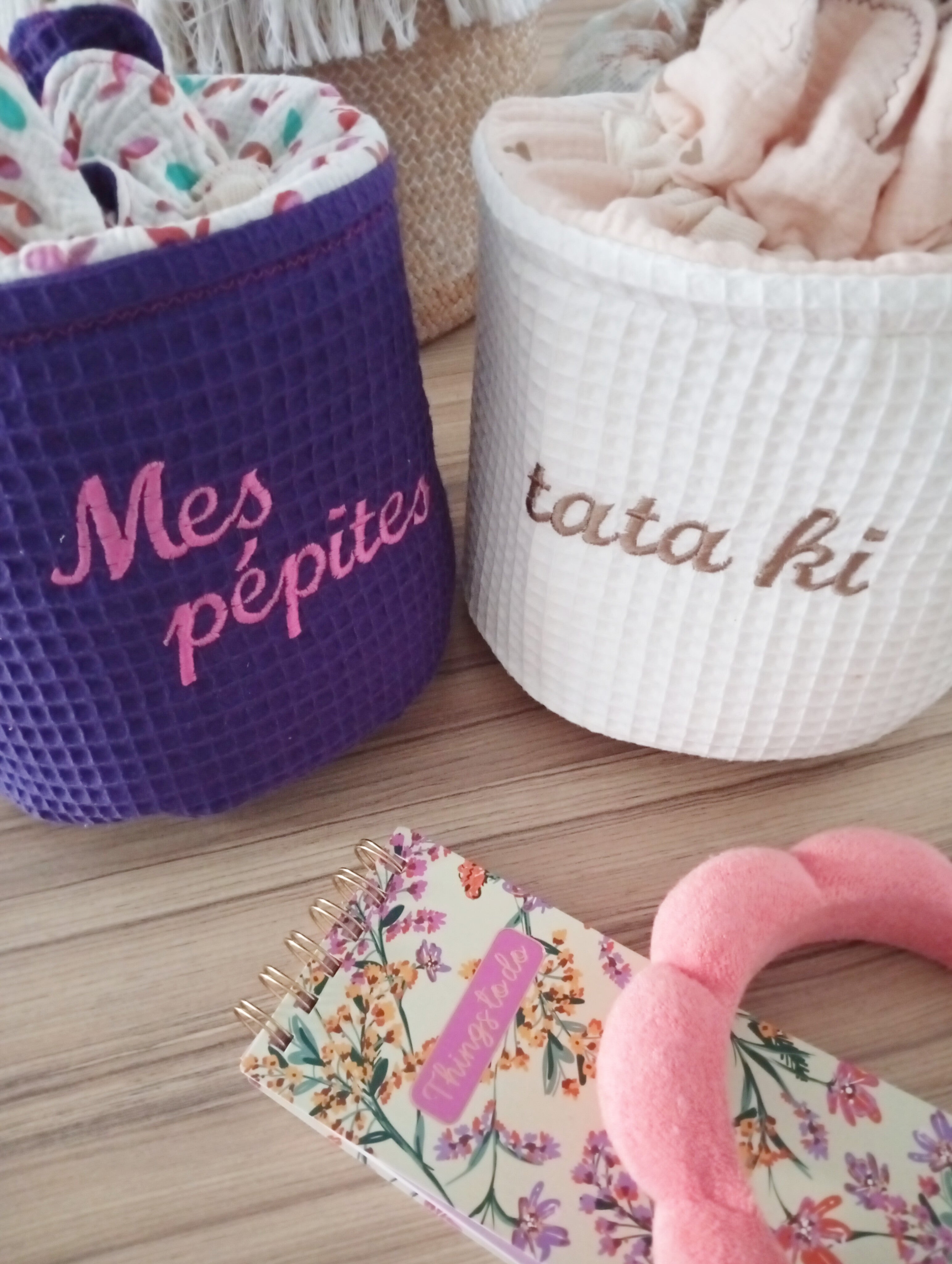 Pochon Personnalisable en Crème