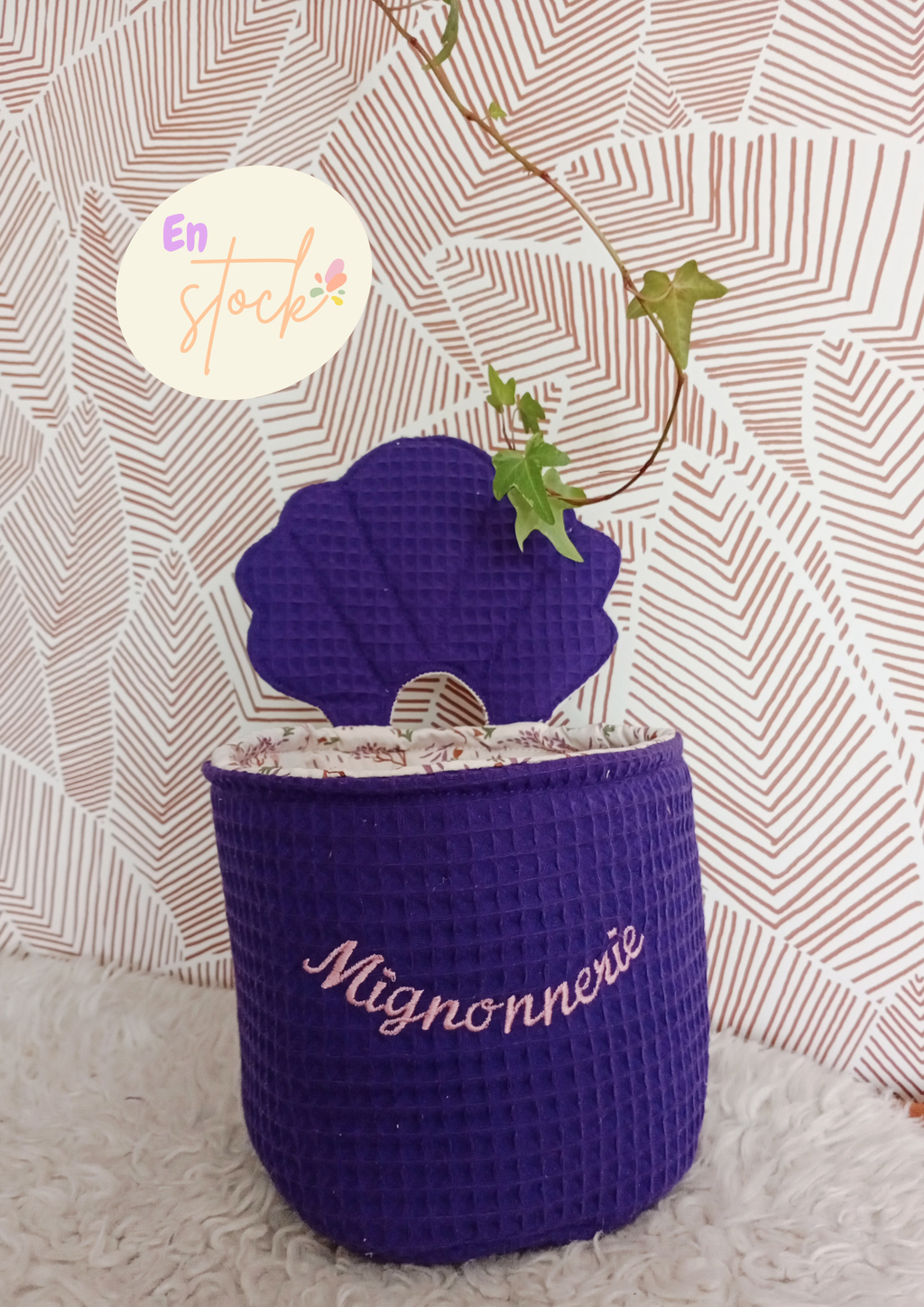 Panier Coquillage Fleurie