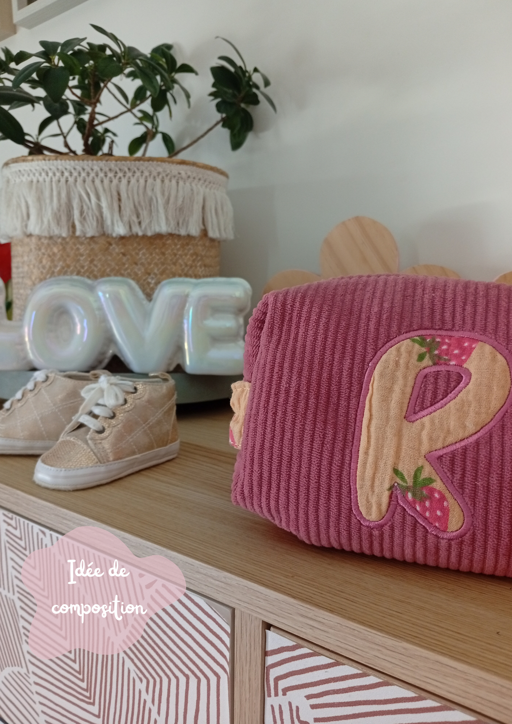 Mini trousse Coquillage | Lettre