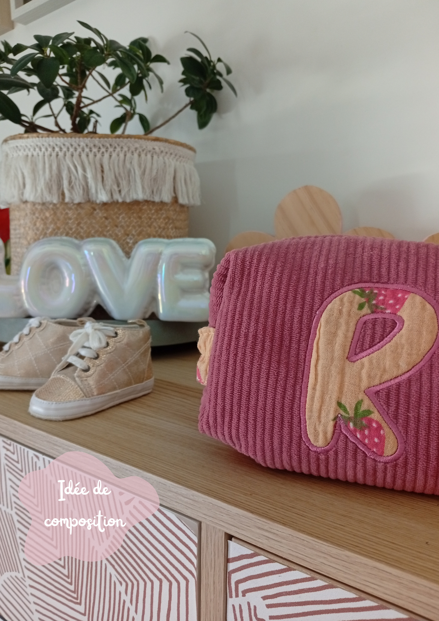 Mini trousse Coquillage | Lettre