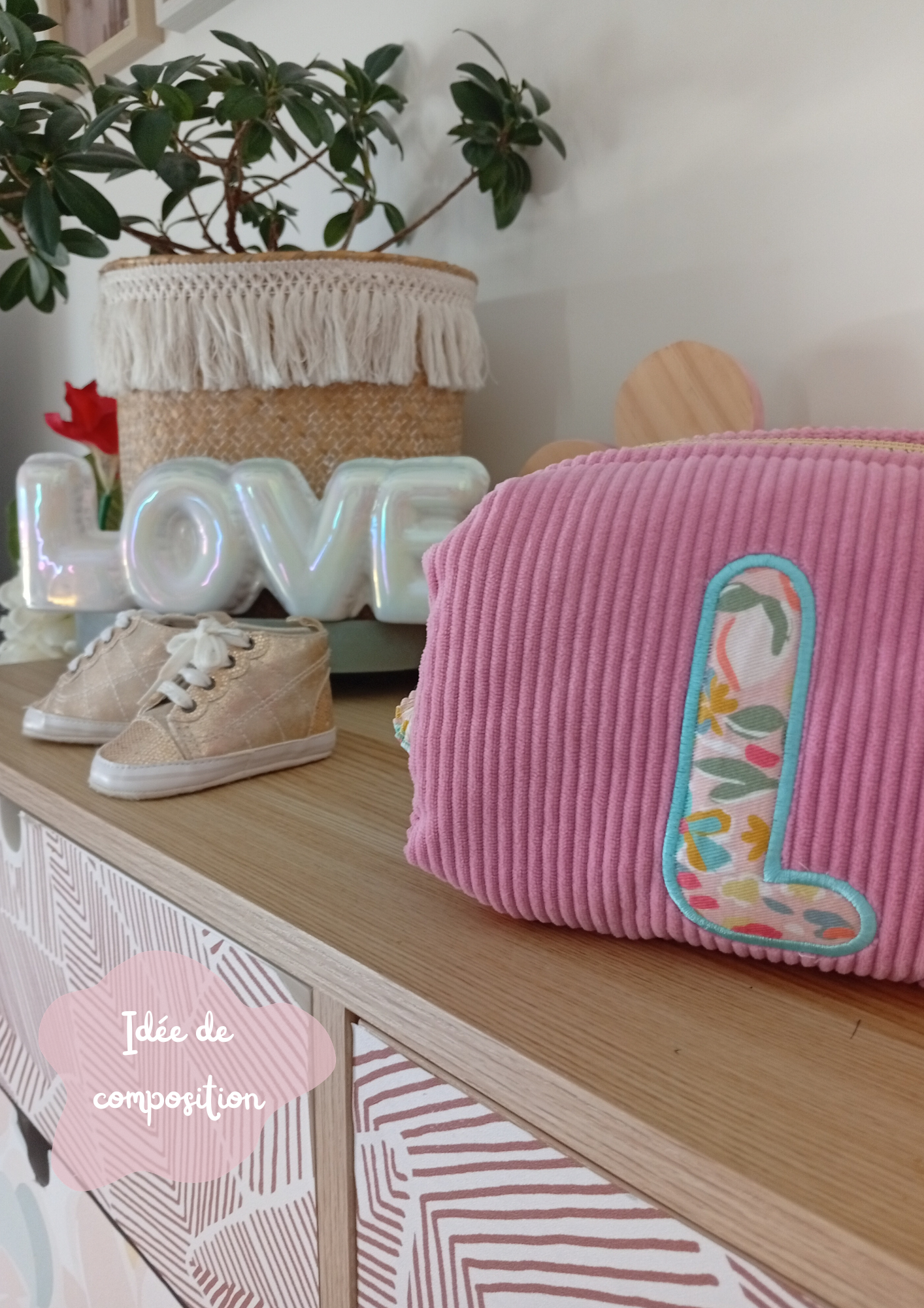 Mini trousse Coquillage | Lettre