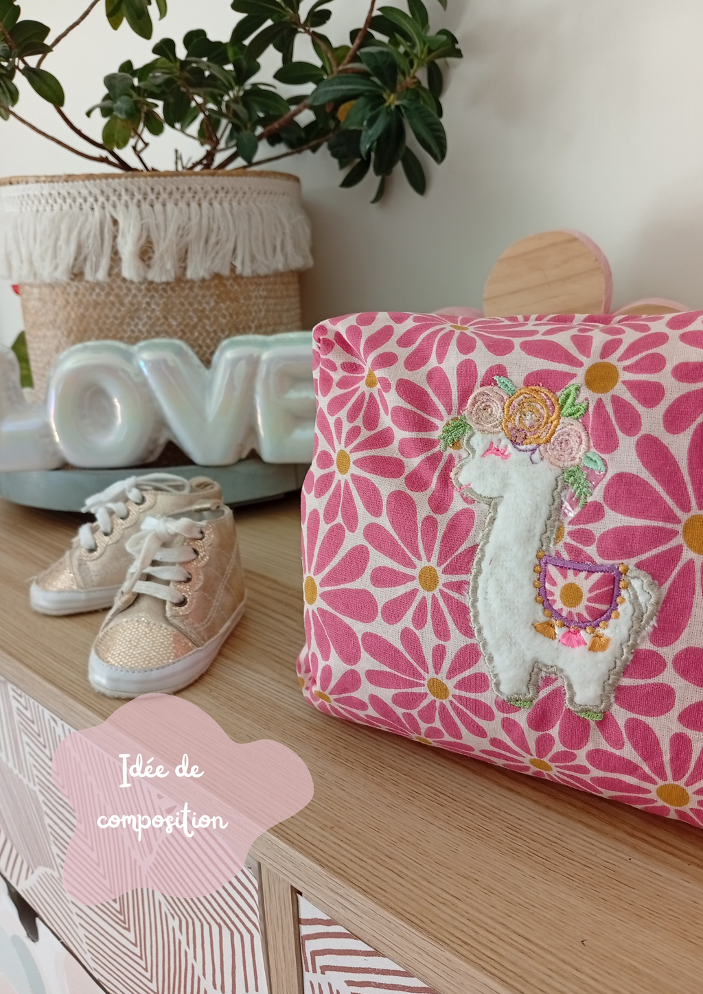 Trousse Coquillage | Lama Personnalisable