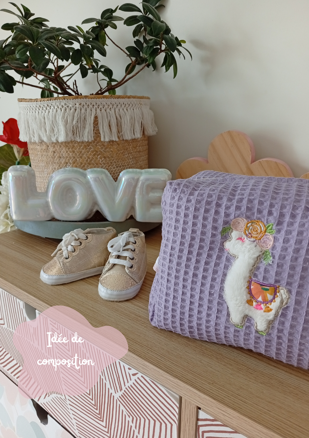 Trousse Coquillage | Lama Personnalisable