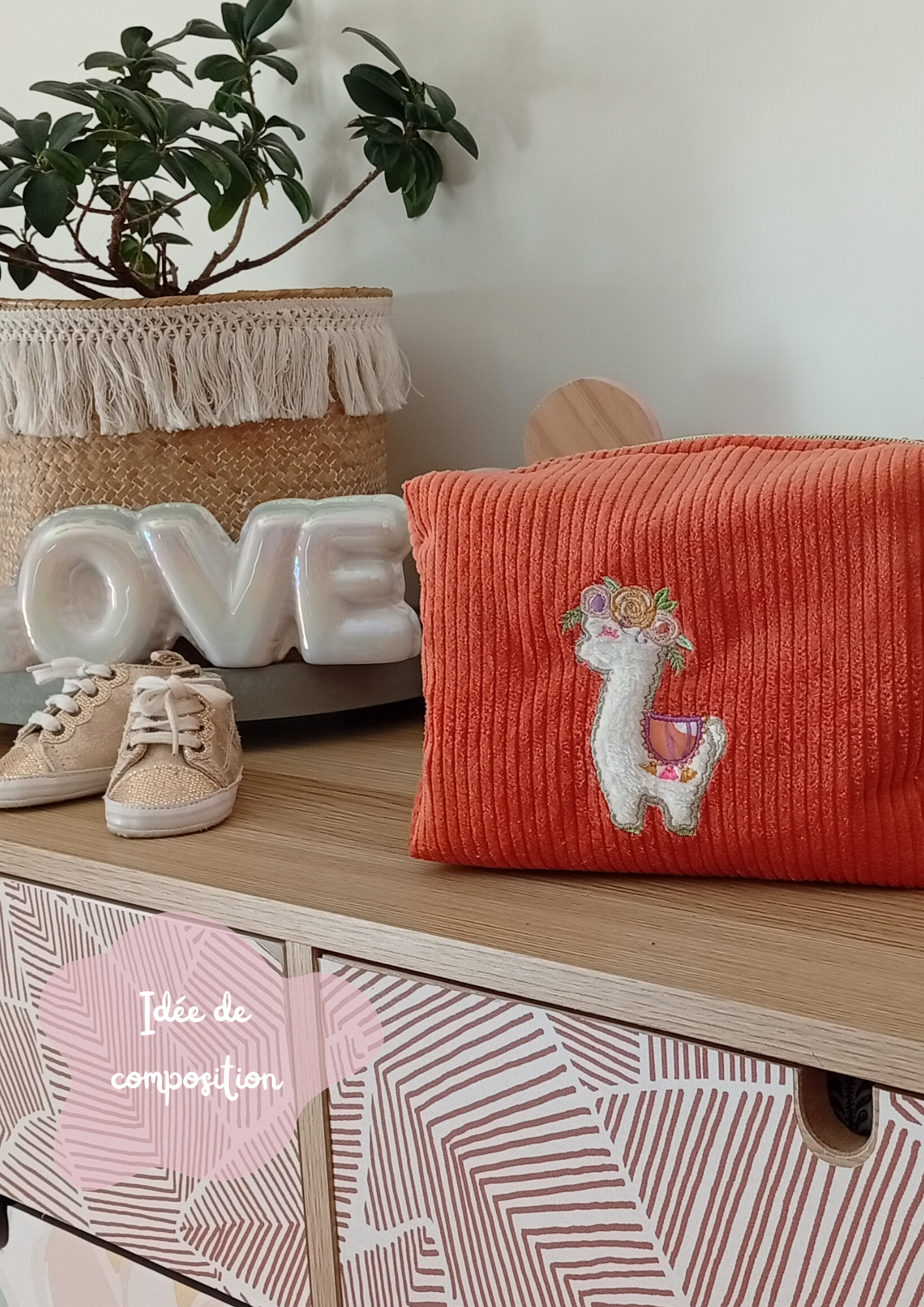 Trousse Coquillage | Lama Personnalisable