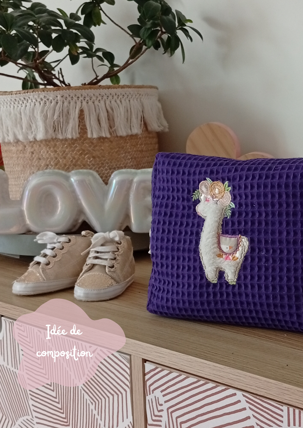 Trousse Coquillage | Lama Personnalisable