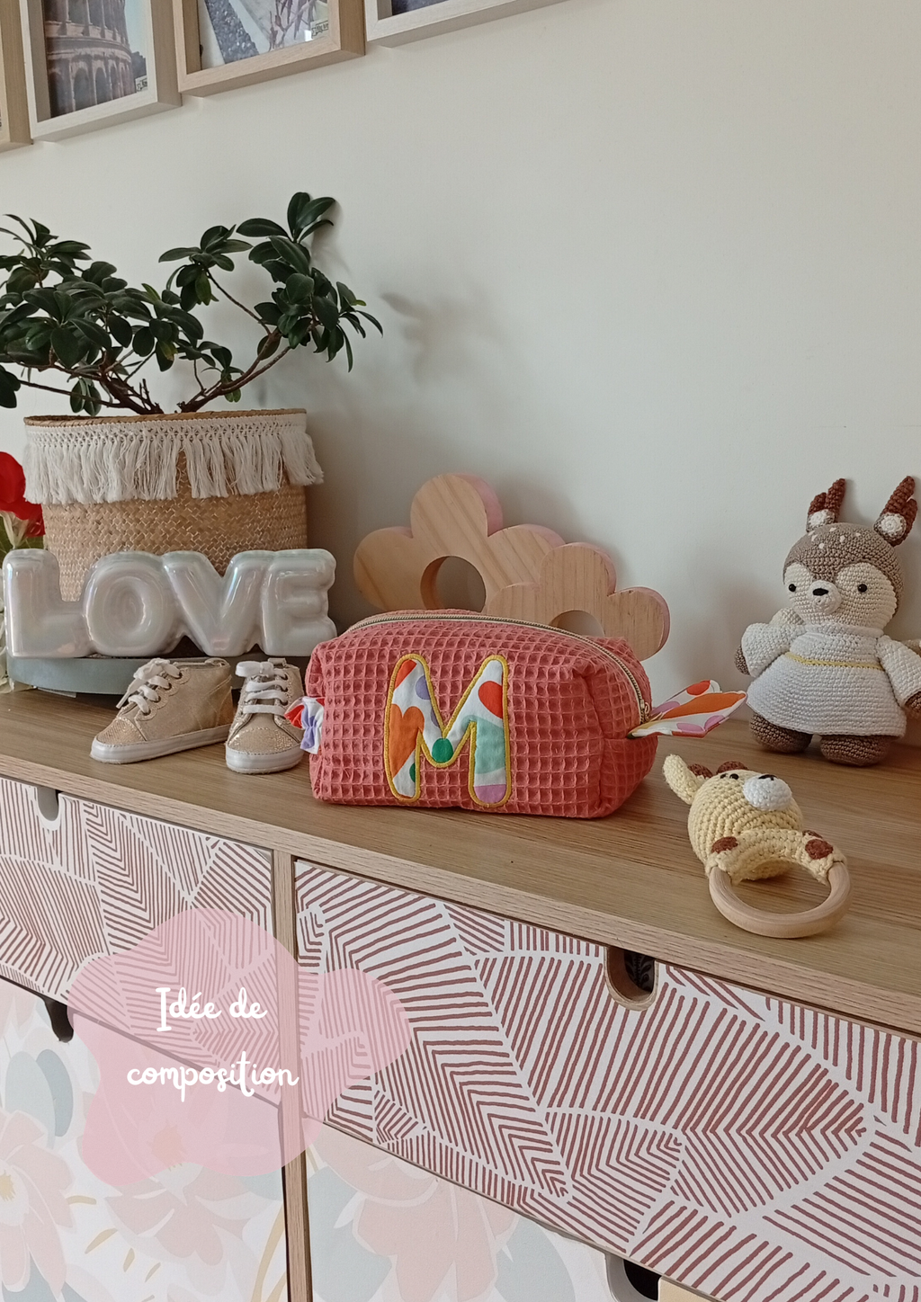 Mini trousse Coquillage | Lettre