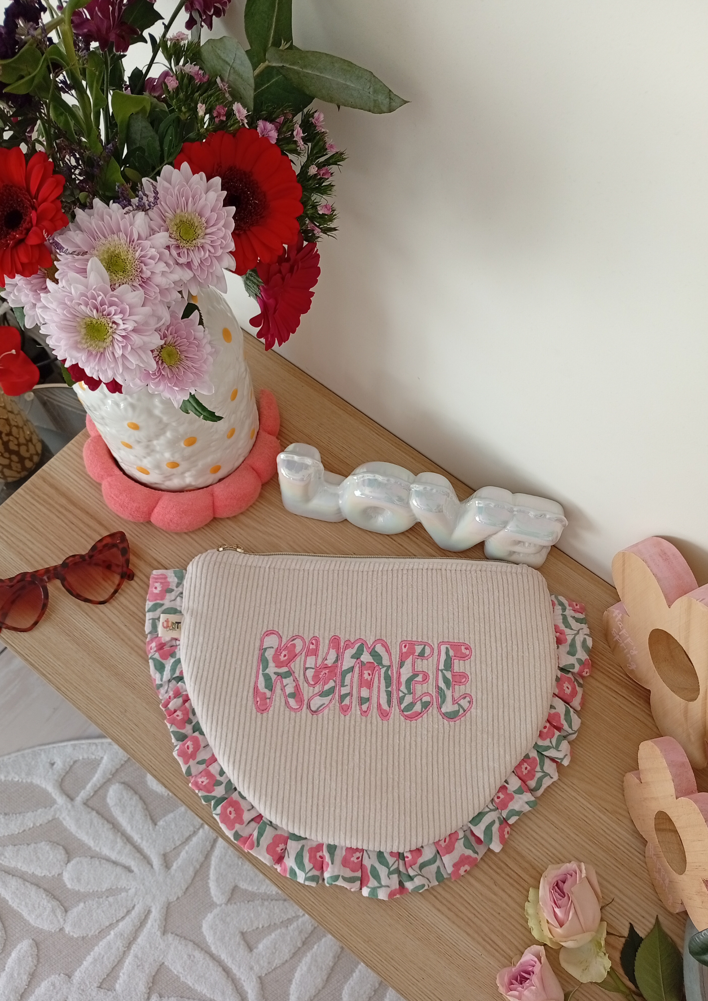 Pochette Lettre | Beige-Storia