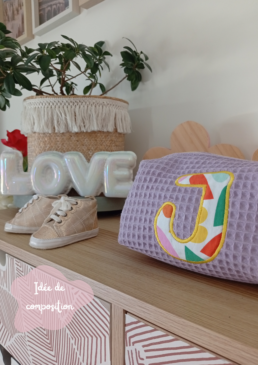 Mini trousse Coquillage | Lettre