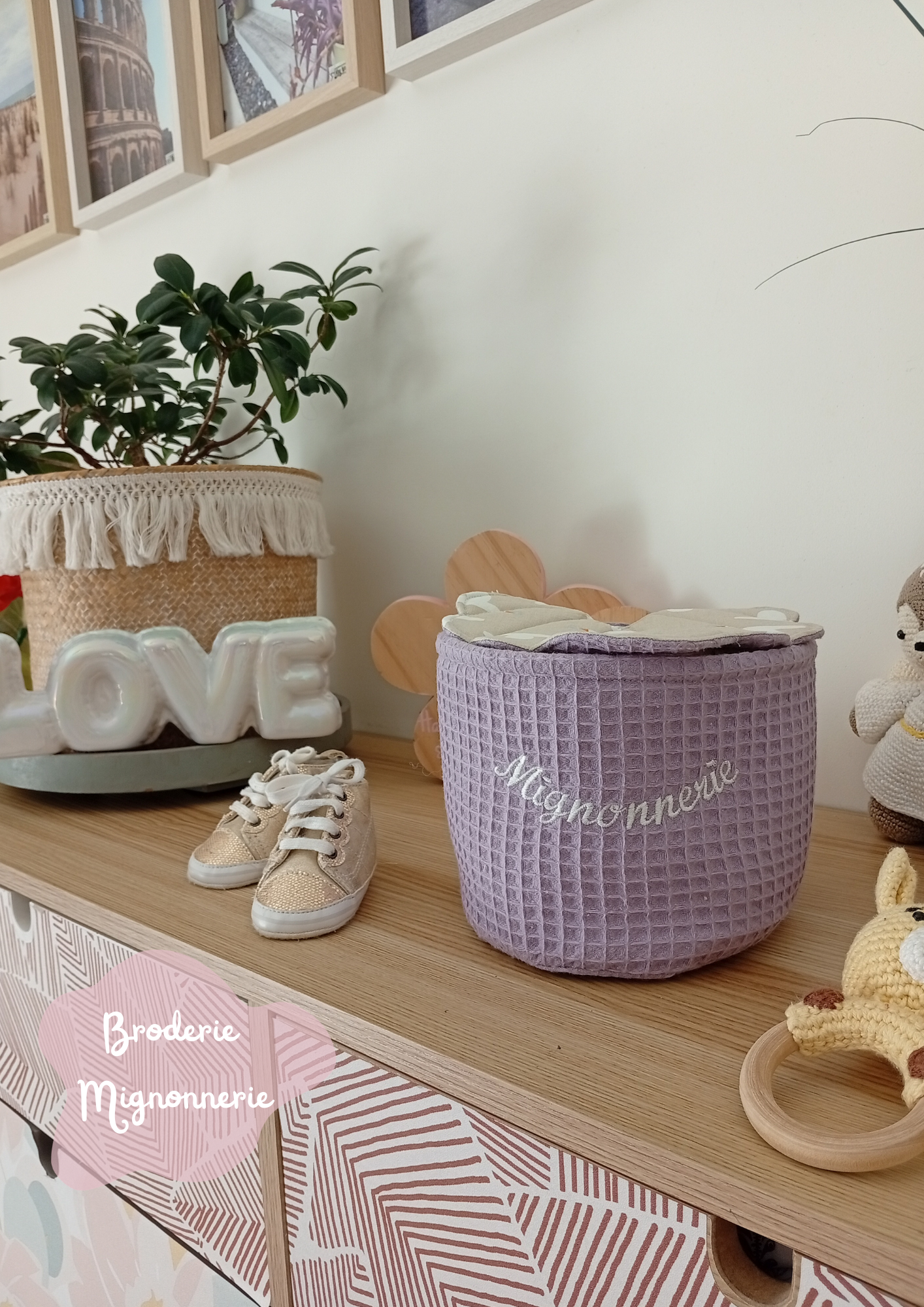 Panier Coquillage | Personnalisable