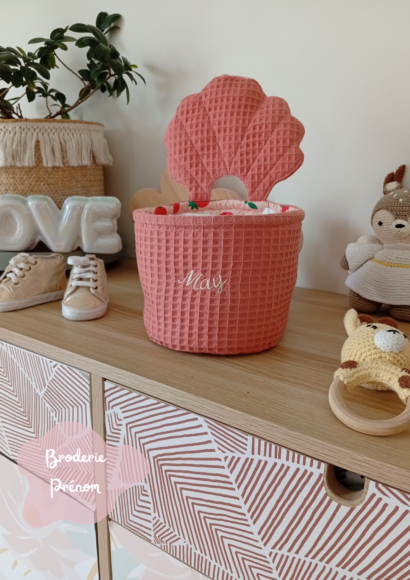 Panier Coquillage | Personnalisable