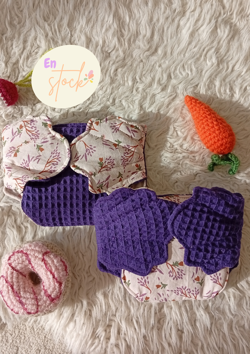 Couches Coquillage Fleurie