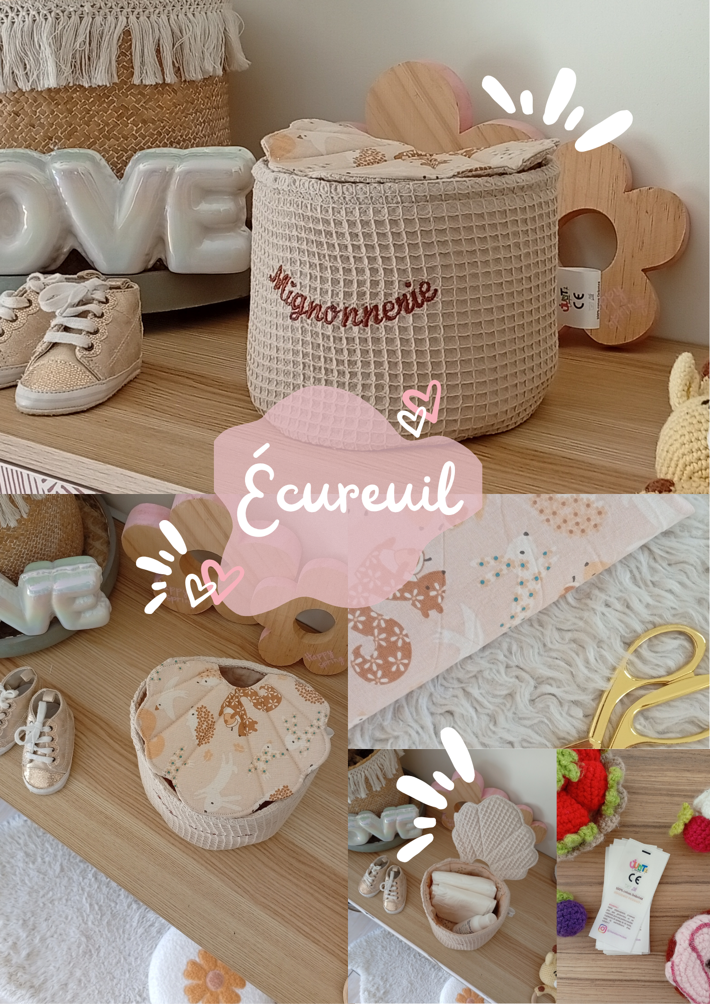 Panier Coquillage Animal