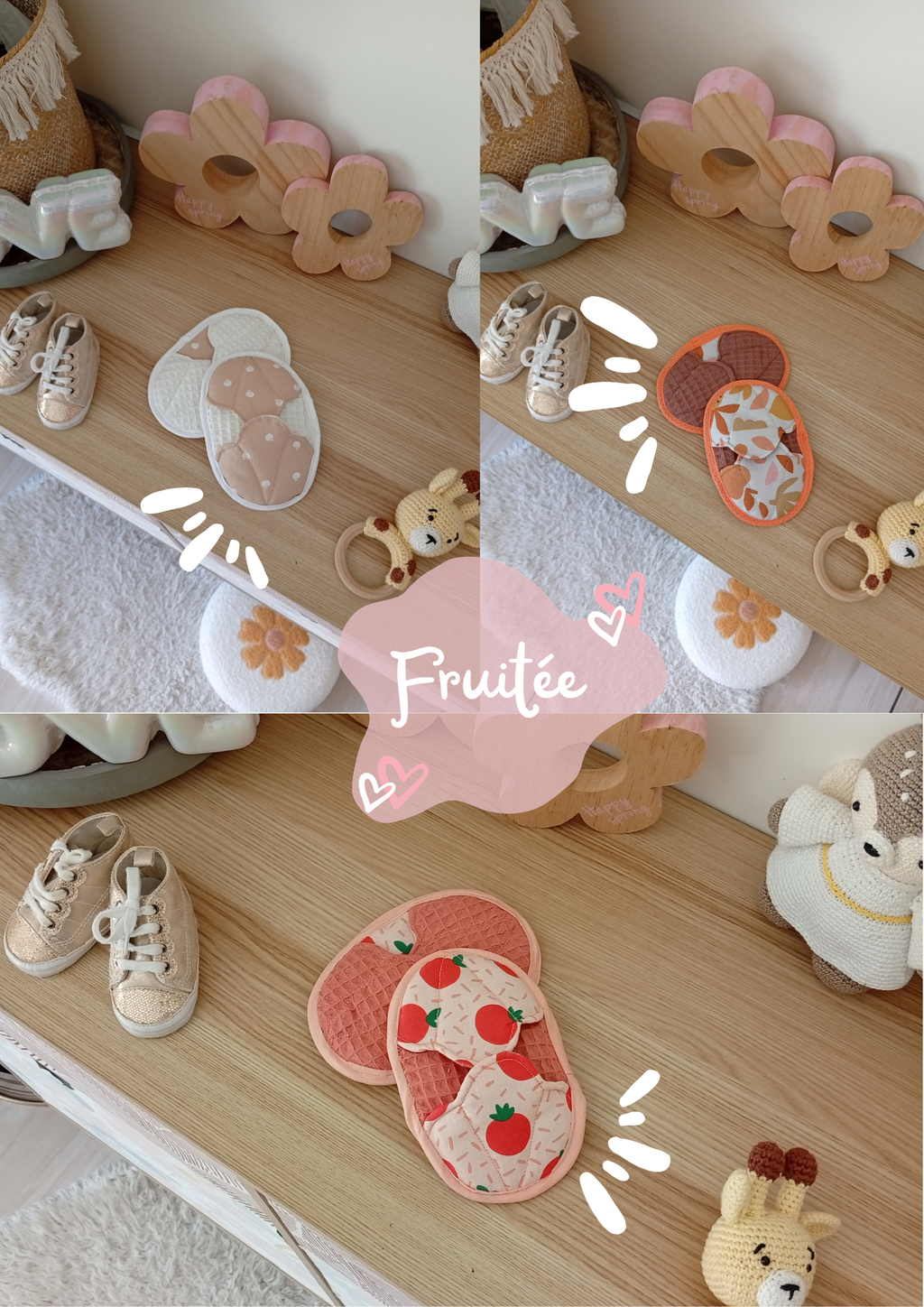 Gants Coquillage Fruitée