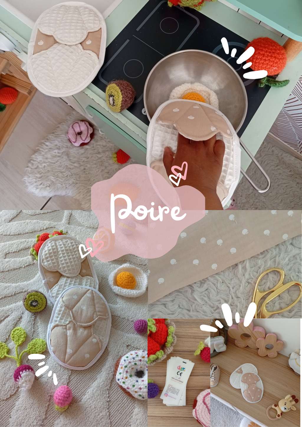 Gants Coquillage Fruitée