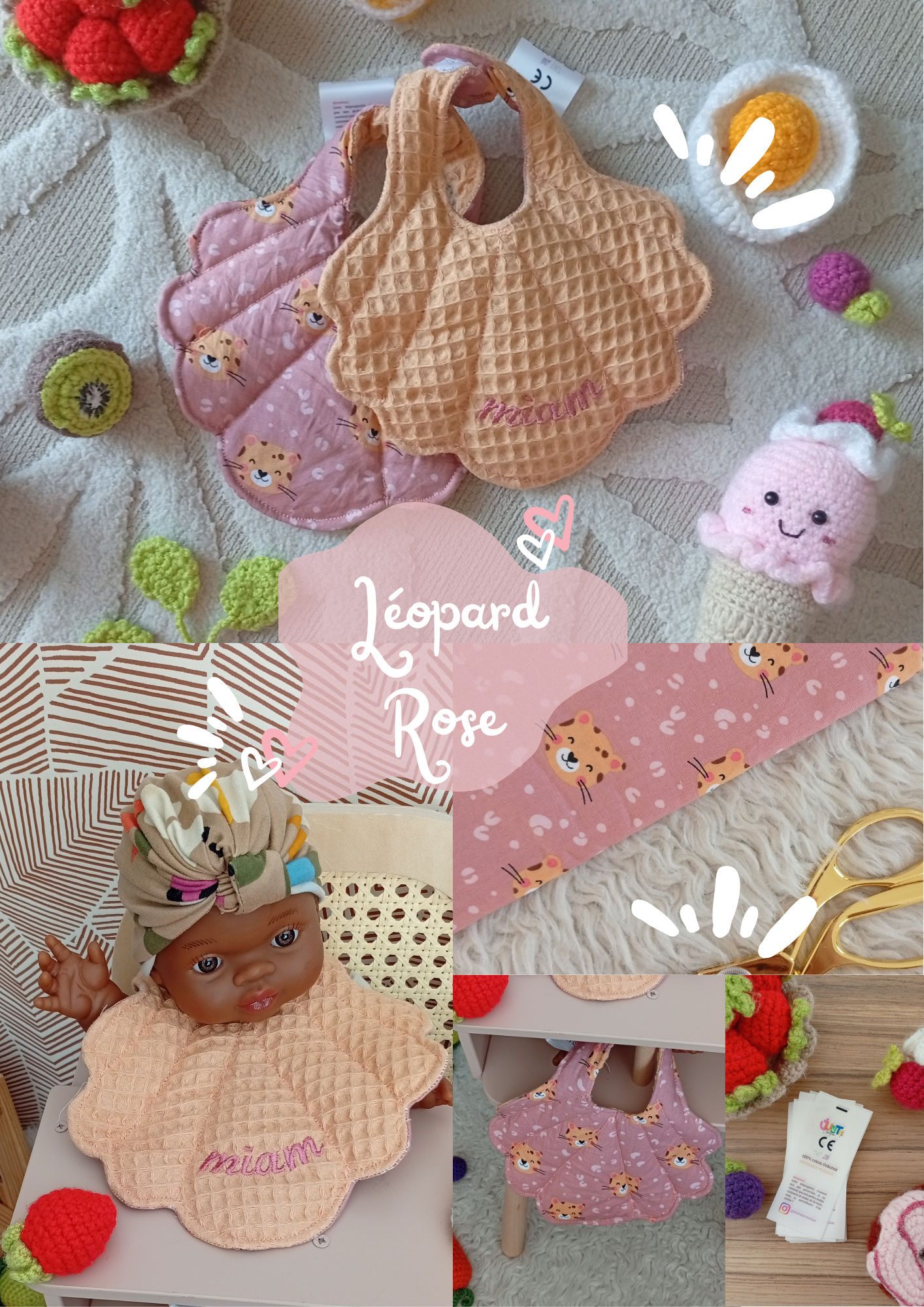 Bavoirs Coquillage Animal