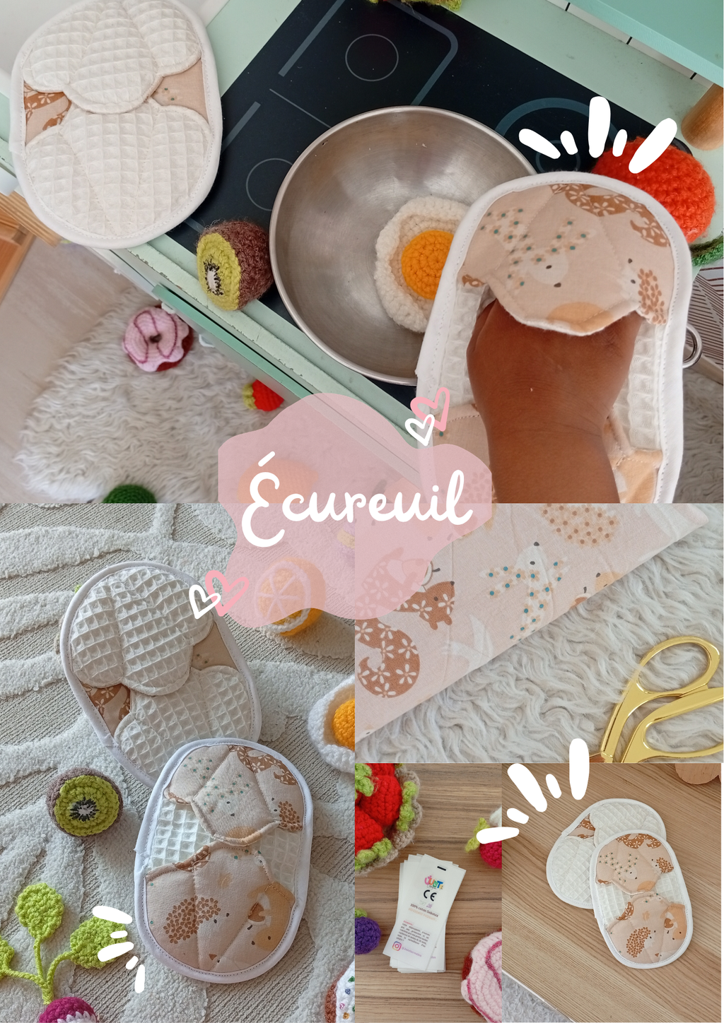 Gants Coquillage Animal