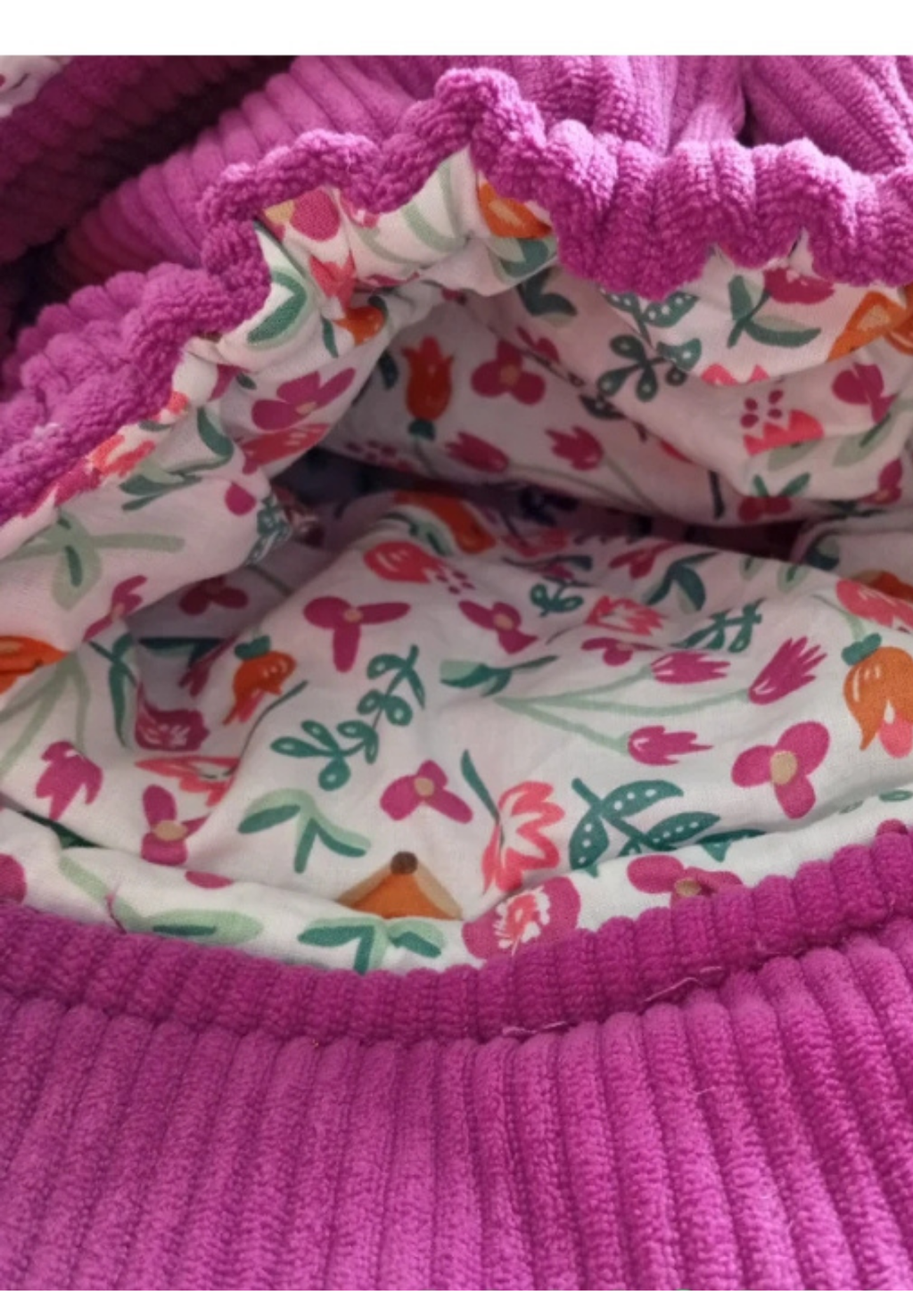 Broderie fixe Lama Cyclamen