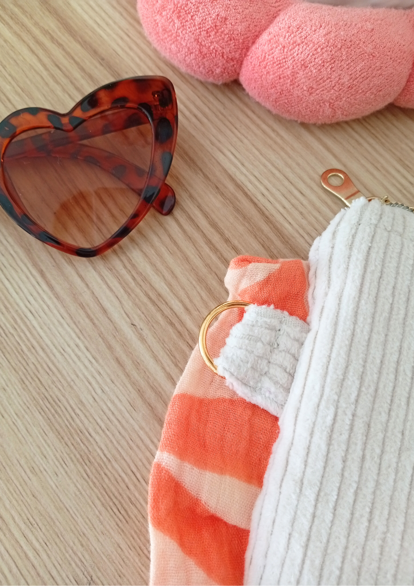 Mama Pochette Beige | Saumon