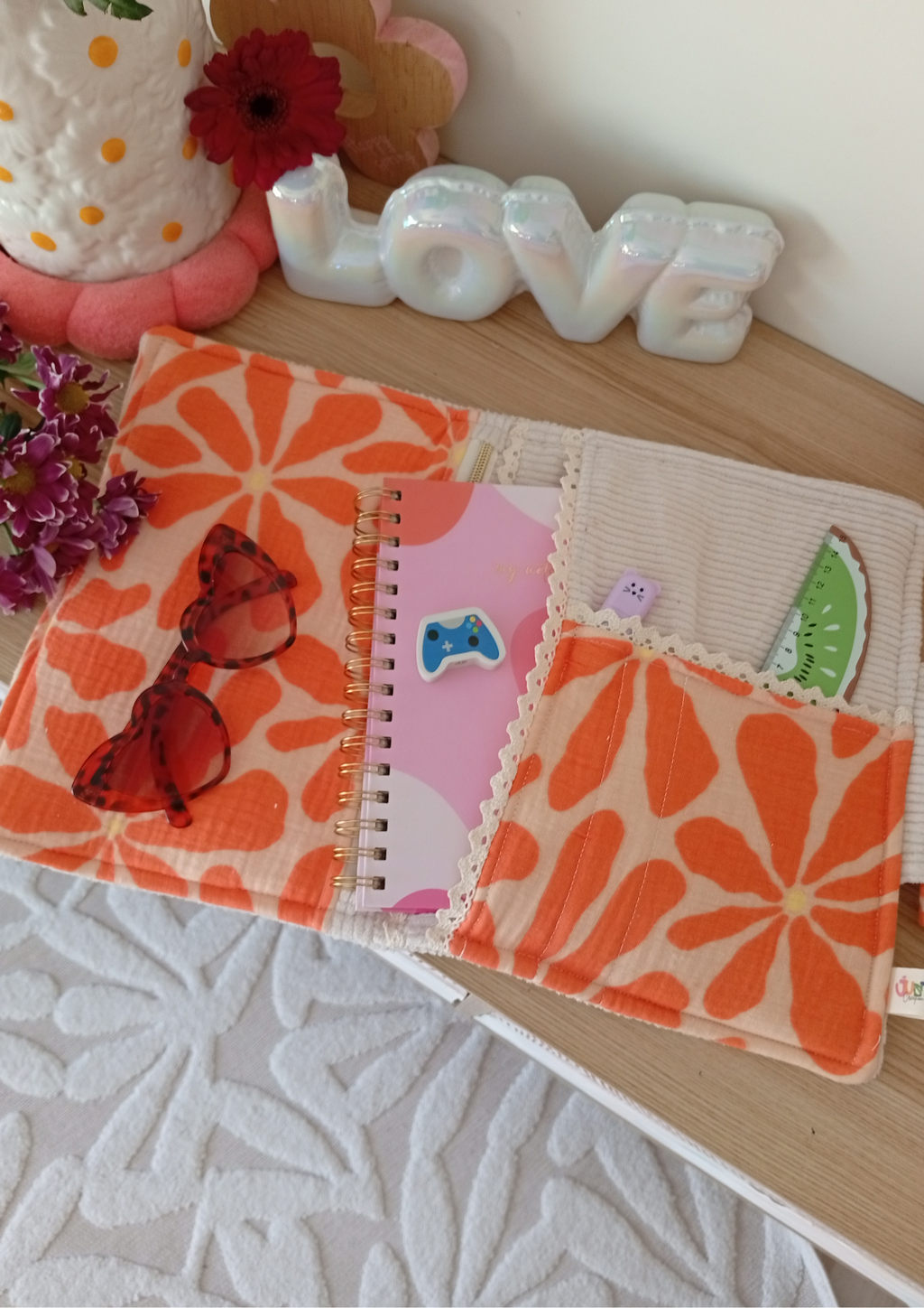 Organise ta journée en Broderie Fixe Beige