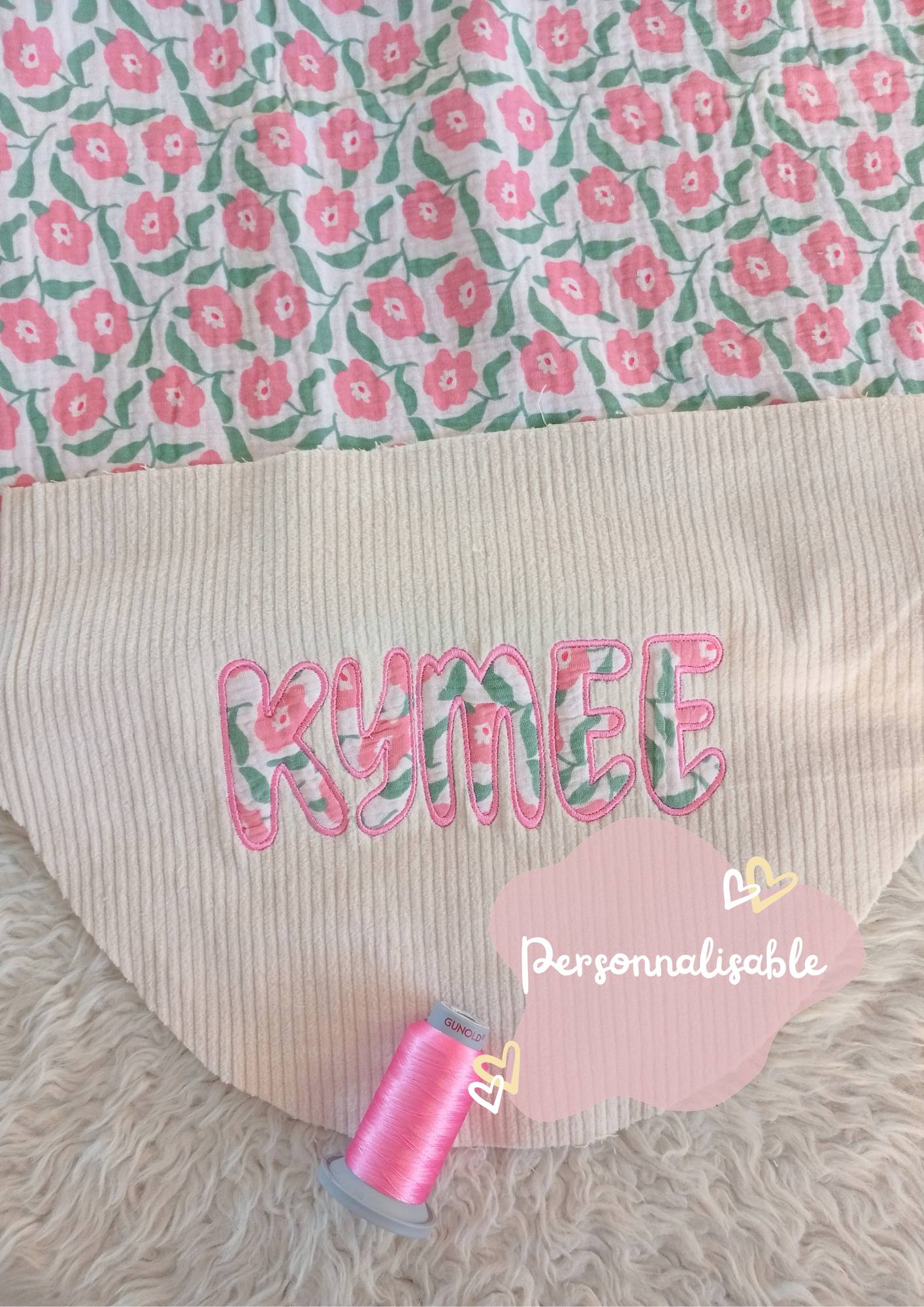 Pochette Lettre | Appliquée