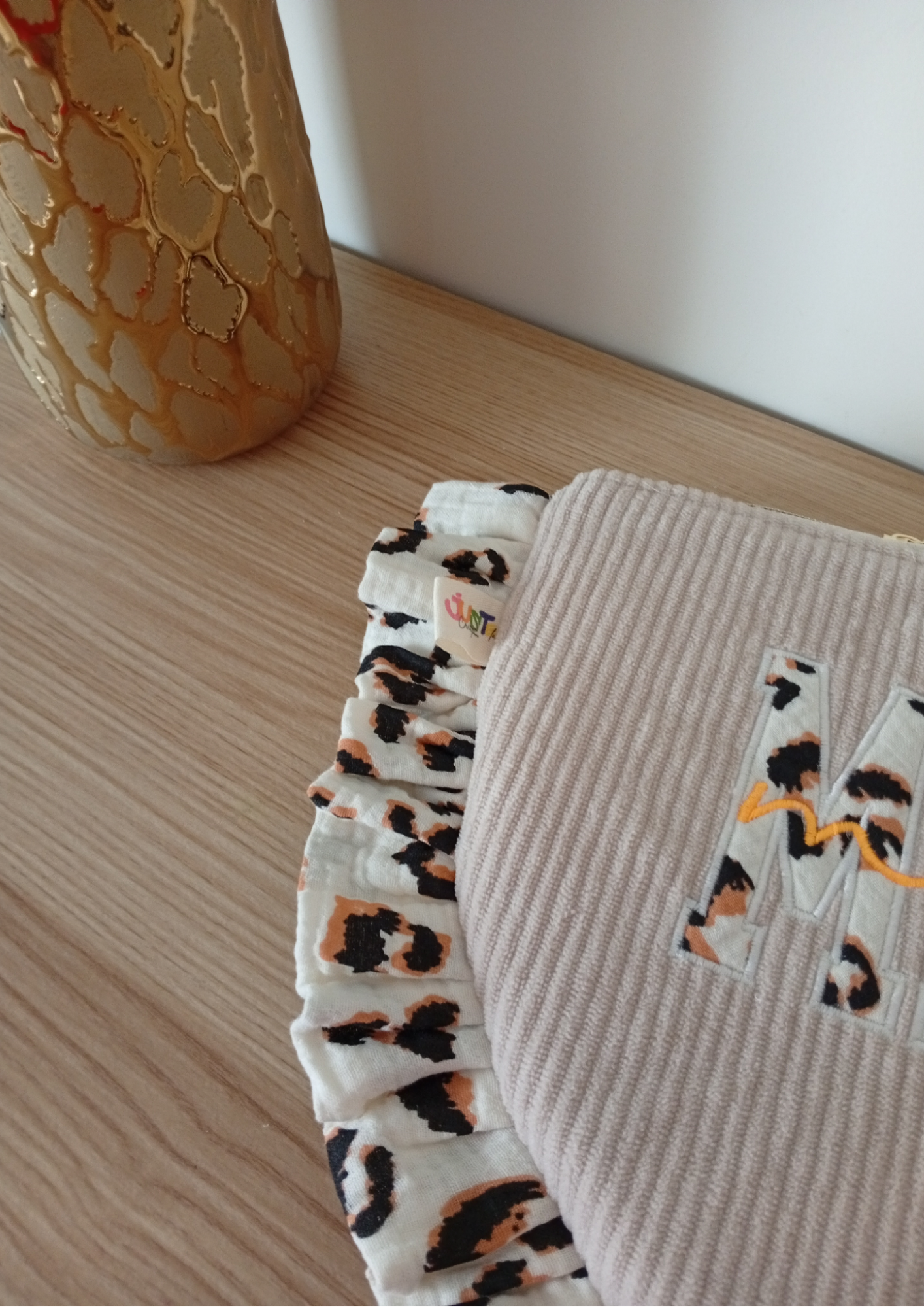 Mama Pochette Beige | Léopard