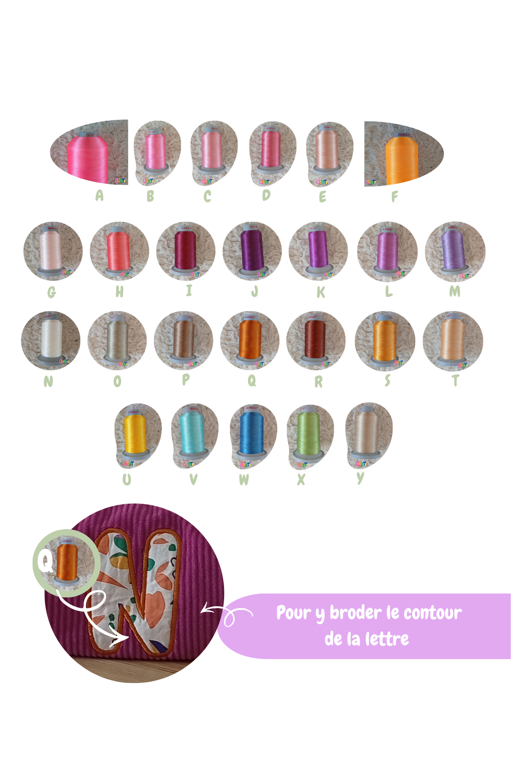 Mini trousse Coquillage | Lettre