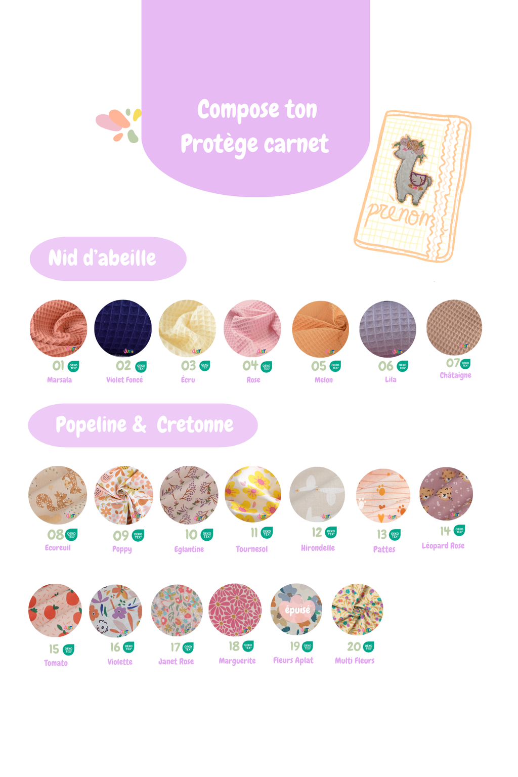 Protège ton carnet | Personnalisable