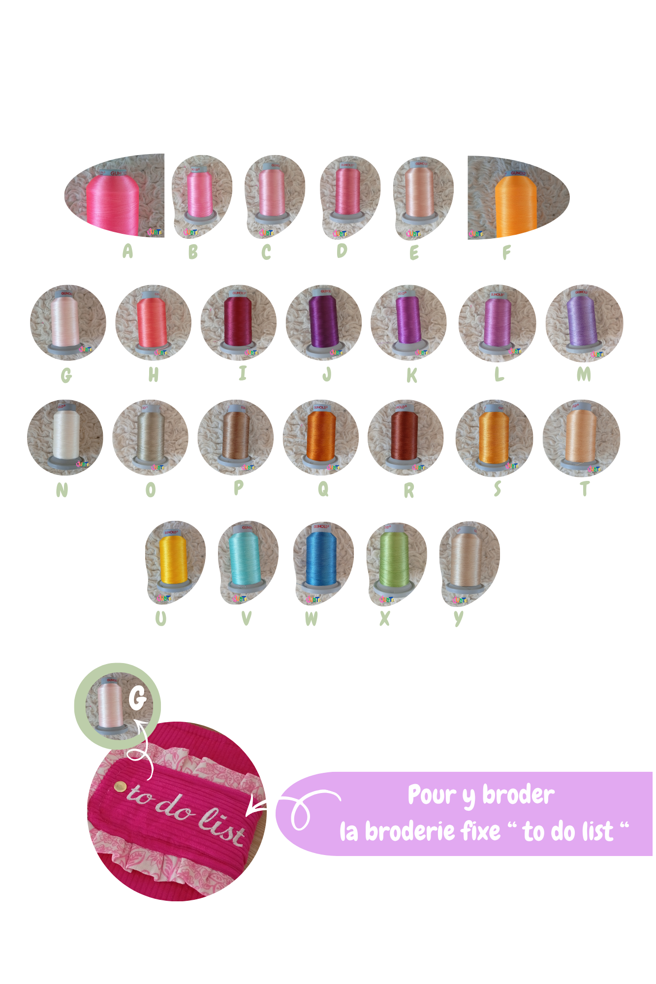 Organise ta journée Broderie fixe