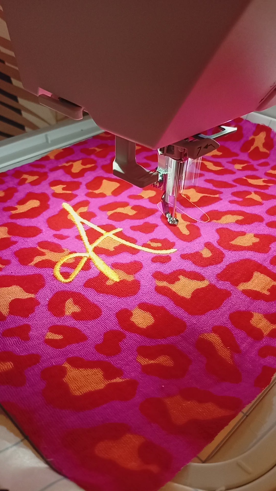 Mini Pochette | Léopard Rose